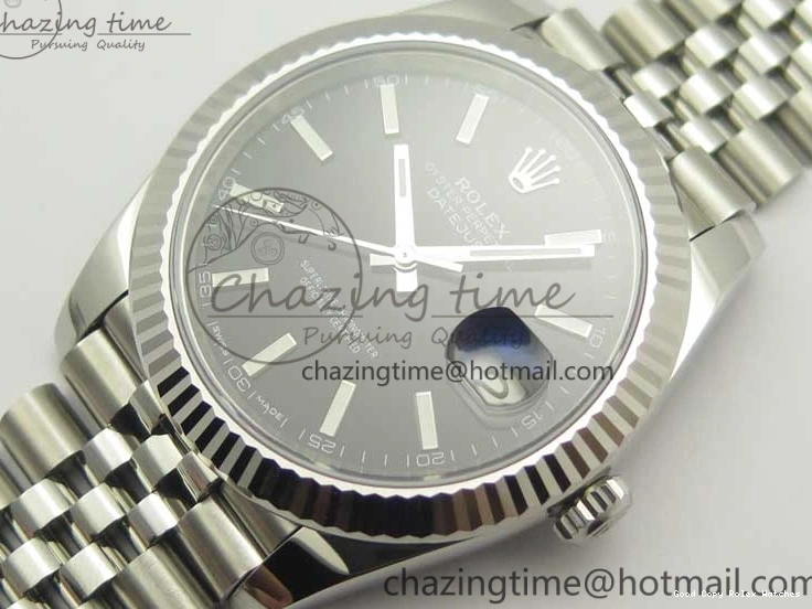 Best AAA Replica Sites Edition 3383 Jubilee Dial REF SS DateJust Bracelet 41 1:1 Black Stick Best A3235 on Markers V 126334 ComfortFit Clone 0118